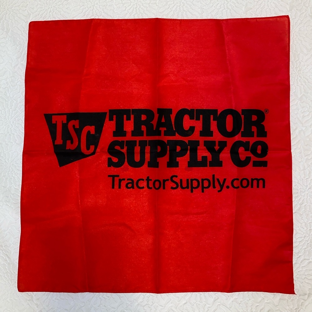 Tractor Supply Co  Red Bandana